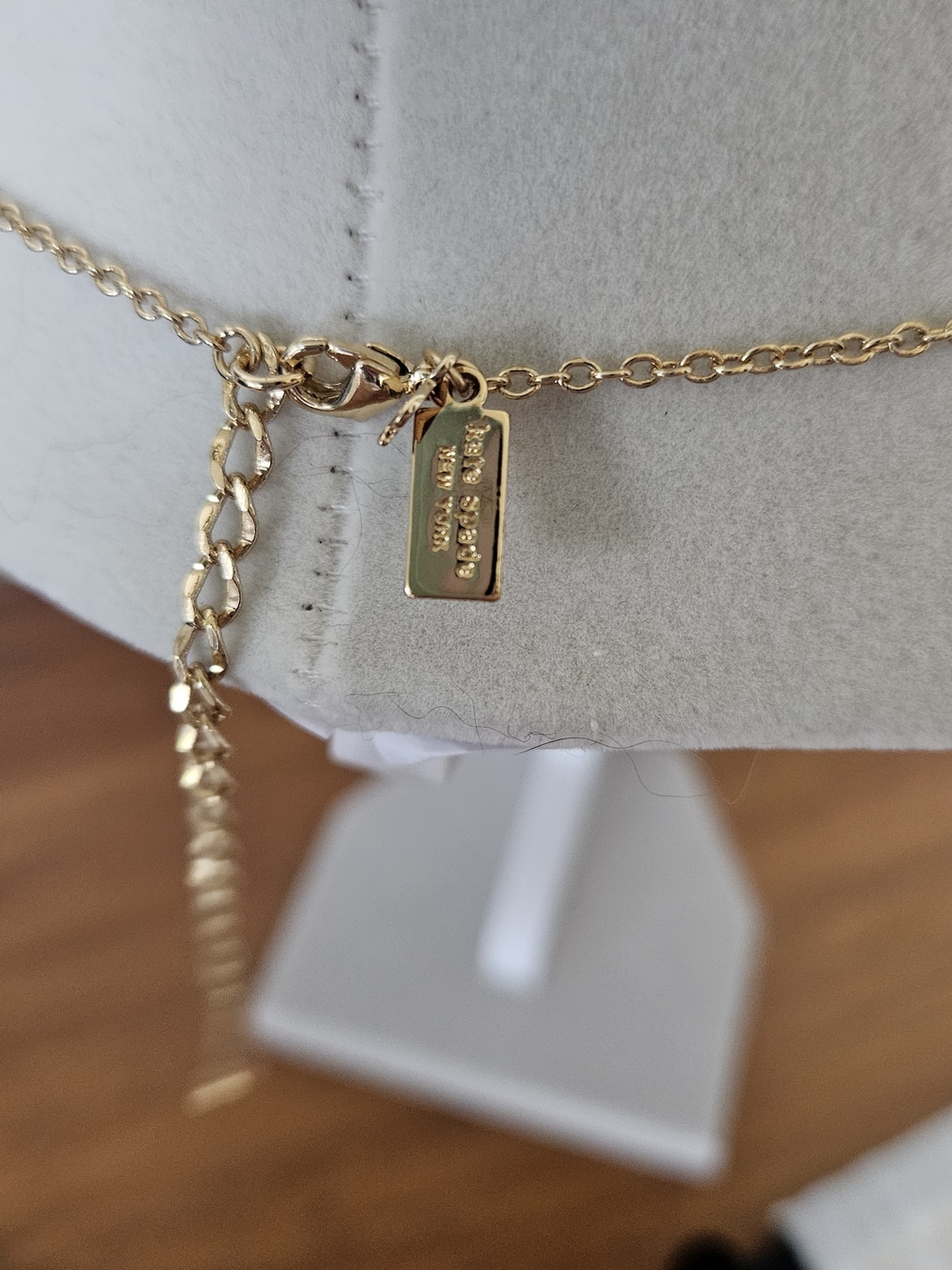 kate spade Gold-Tone Necklace & Studs with Red Enamel Fox Motif - Picture 4 of 4